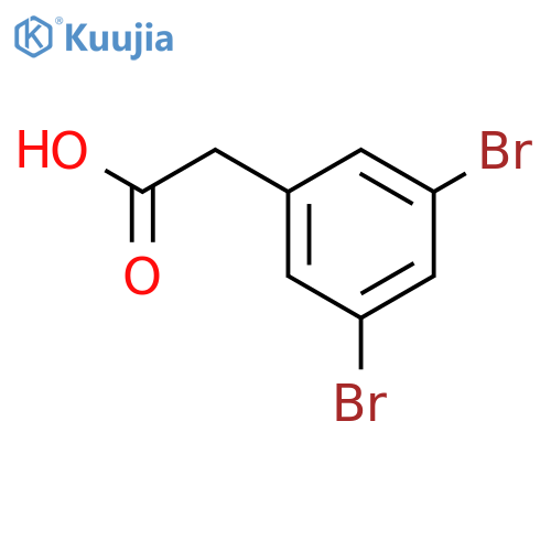 2-(3,5-dibromophenyl)acetic acid structure