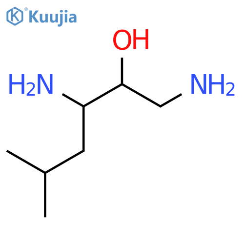 1,3-Diamino-5-methylhexan-2-ol structure