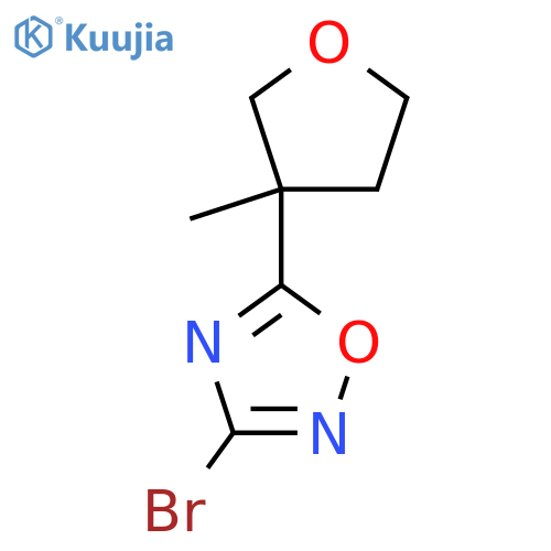 3-Bromo-5-(3-methyloxolan-3-yl)-1,2,4-oxadiazole structure