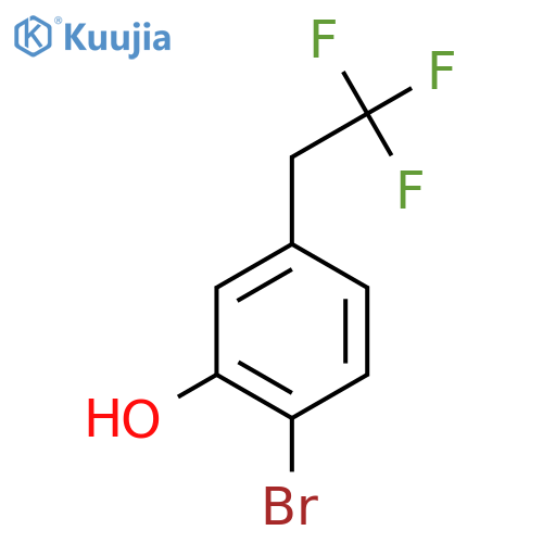 2-Bromo-5-(2,2,2-trifluoroethyl)phenol structure