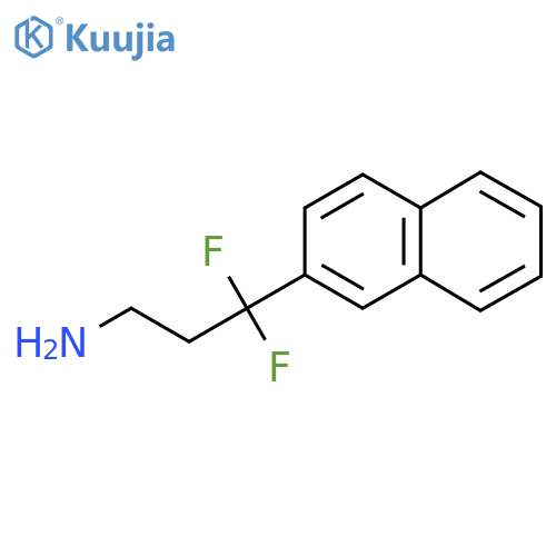 3,3-difluoro-3-(naphthalen-2-yl)propan-1-amine structure
