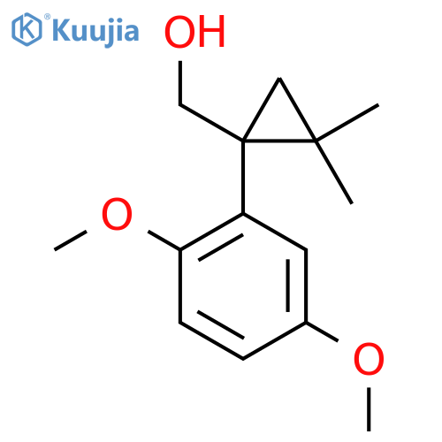 1-(2,5-dimethoxyphenyl)-2,2-dimethylcyclopropylmethanol structure