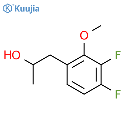 1-(3,4-difluoro-2-methoxyphenyl)propan-2-ol structure