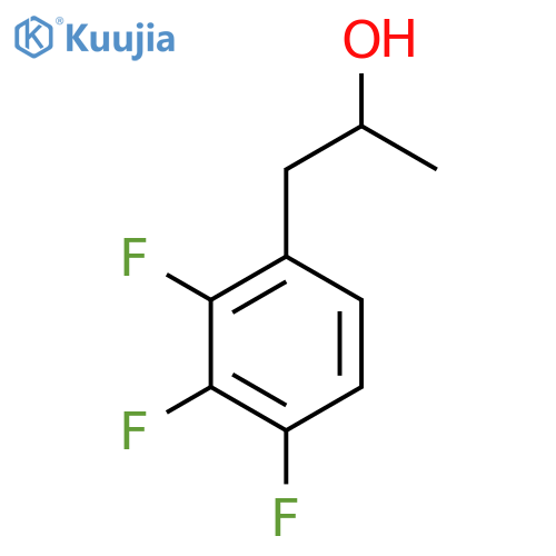 1-(2,3,4-trifluorophenyl)propan-2-ol structure