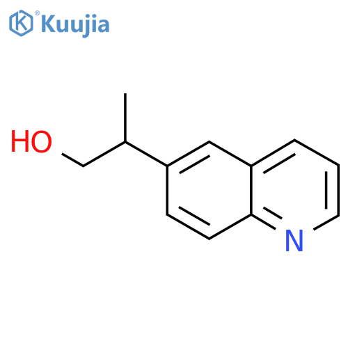 2-Quinolin-6-ylpropan-1-ol structure