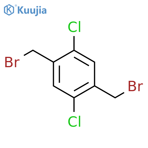 Benzene,1,4-bis(bromomethyl)-2,5-dichloro- structure