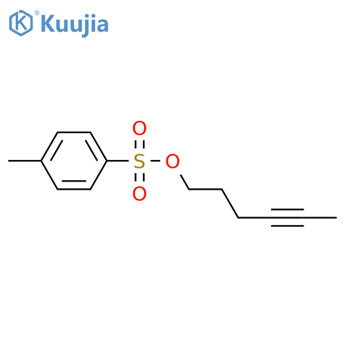 Hex-4-yn-1-yl 4-methylbenzene-1-sulfonate structure