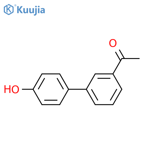 1-[3-(4-hydroxyphenyl)phenyl]ethanone structure