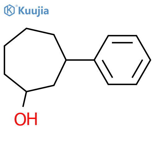3-Phenylcycloheptan-1-ol structure