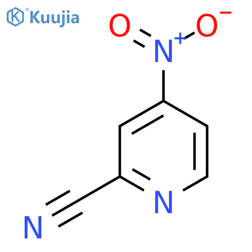 4-nitropyridine-2-carbonitrile structure