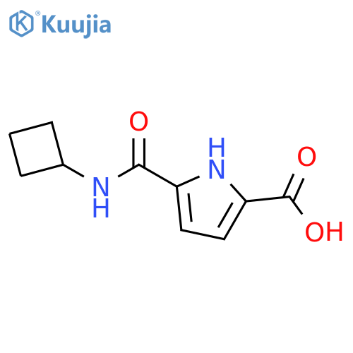5-[(Cyclobutylamino)carbonyl]-1H-pyrrole-2-carboxylic acid structure