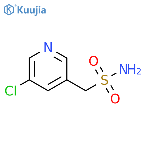 3-Pyridinemethanesulfonamide, 5-chloro- structure