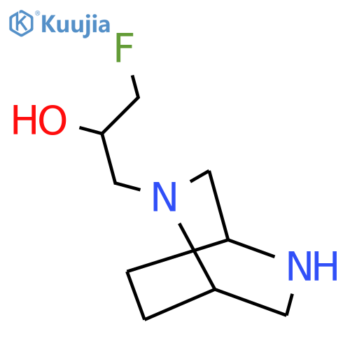 1-{2,5-diazabicyclo2.2.2octan-2-yl}-3-fluoropropan-2-ol structure