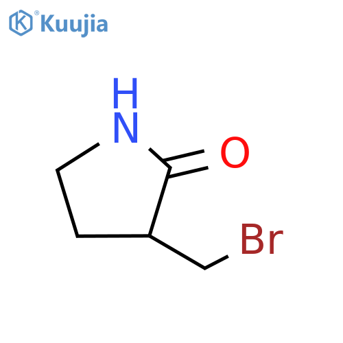 2-Pyrrolidinone, 3-(bromomethyl)- structure