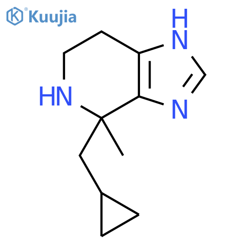 4-(cyclopropylmethyl)-4-methyl-3H,4H,5H,6H,7H-imidazo4,5-cpyridine structure
