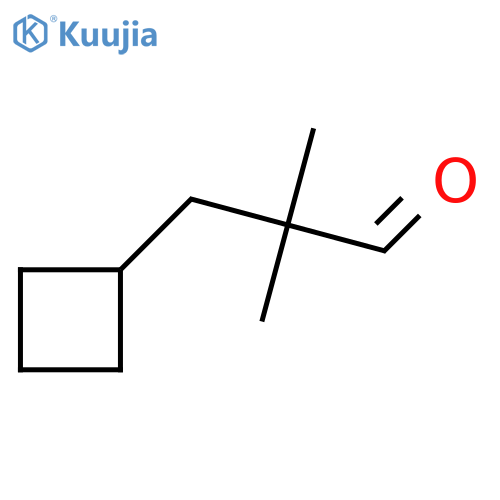 3-Cyclobutyl-2,2-dimethylpropanal structure