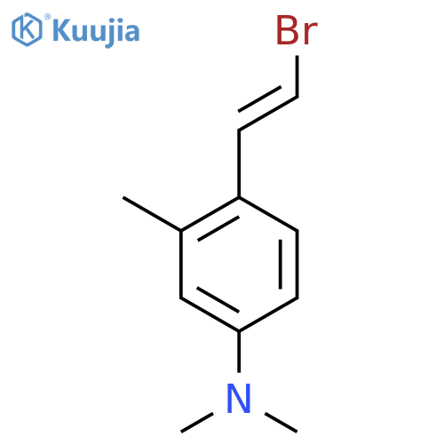 4-(2-bromoethenyl)-N,N,3-trimethylaniline structure