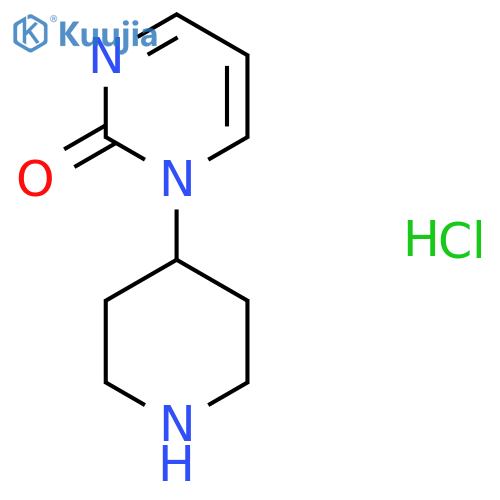 1-(Piperidin-4-yl)-1,2-dihydropyrimidin-2-one hydrochloride structure