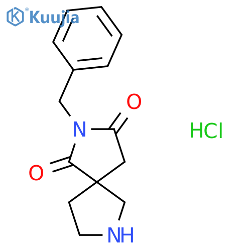 2-Benzyl-2,7-diazaspiro[4.4]nonane-1,3-dione hydrochloride structure