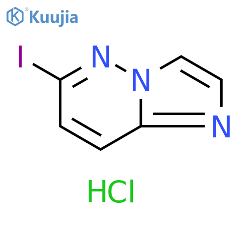6-Iodo-iMidazo[1,2-b]pyridazine hydrochloride structure