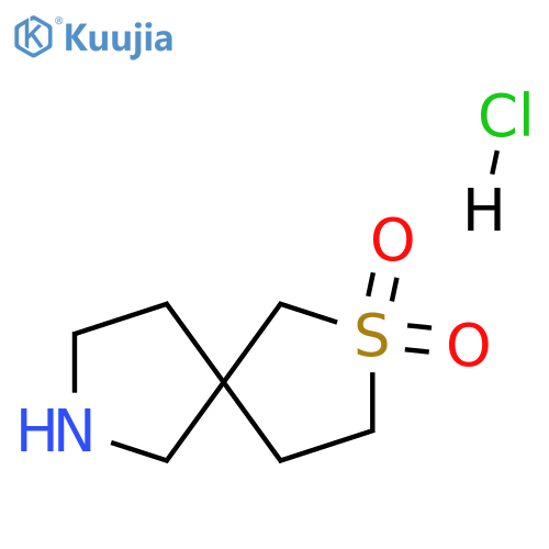 2λ?-thia-7-azaspiro[4.4]nonane 2,2-dioxide;hydrochloride structure