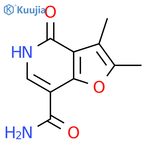 2,3-Dimethyl-4-oxo-4,5-dihydrofuro[3,2-c]pyridine-7-carboxamide structure