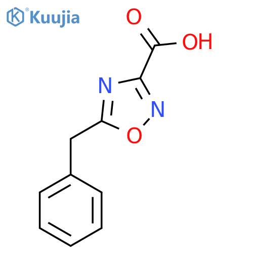 5-Benzyl-1,2,4-oxadiazole-3-carboxylic acid structure