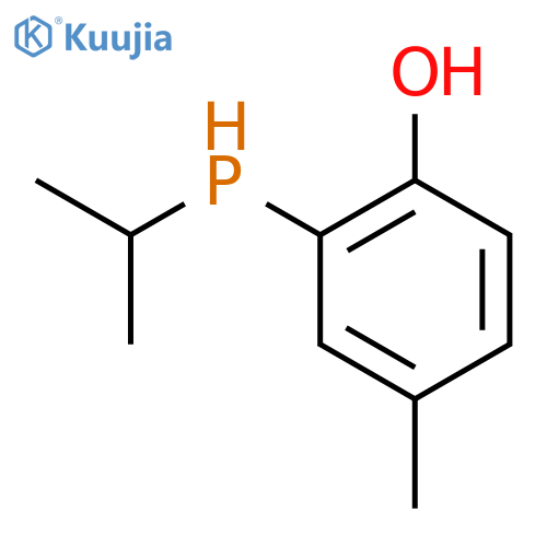 4-Methyl-2-[(propan-2-yl)phosphanyl]phenol structure