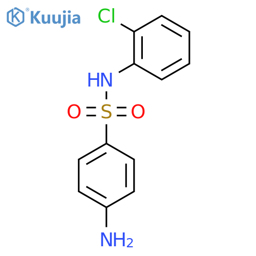 Benzenesulfonamide,4-amino-N-(2-chlorophenyl)- structure