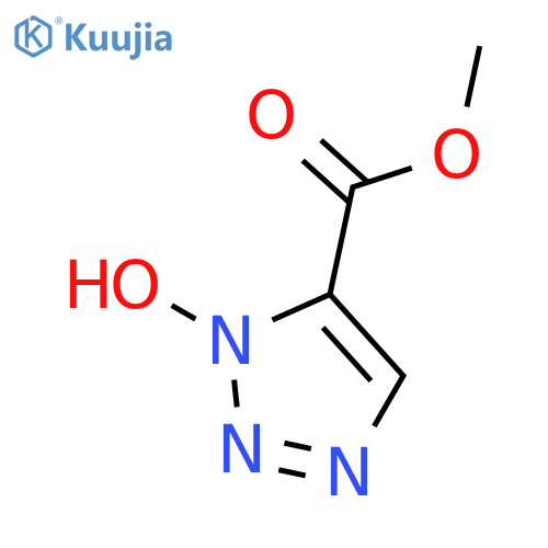 1H-1,2,3-Triazole-5-carboxylic acid, 1-hydroxy-, methyl ester structure