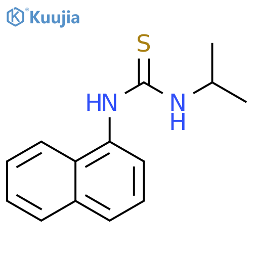 1-isopropyl-3-(naphthalen-1-yl)thiourea structure