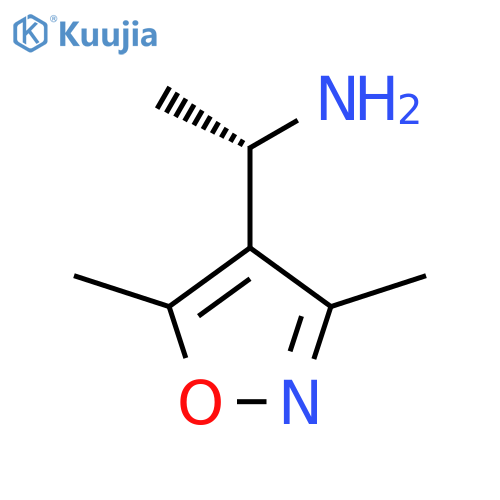 (1S)-1-(dimethyl-1,2-oxazol-4-yl)ethan-1-amine structure