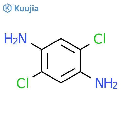 2,5-Dichloro-1,4-phenylenediamine structure