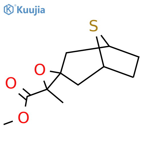 Methyl 3'-methyl-8-thiaspiro[bicyclo[3.2.1]octane-3,2'-oxirane]-3'-carboxylate structure