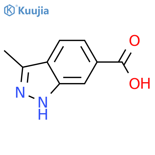 3-Methyl-1H-indazole-6-carboxylic acid structure