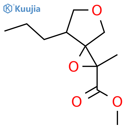 Methyl 2-methyl-7-propyl-1,5-dioxaspiro[2.4]heptane-2-carboxylate structure