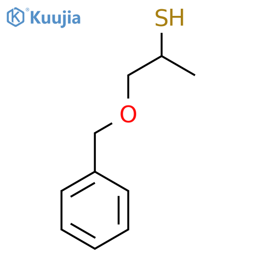 1-(benzyloxy)propane-2-thiol structure