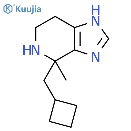 4-(cyclobutylmethyl)-4-methyl-3H,4H,5H,6H,7H-imidazo4,5-cpyridine structure