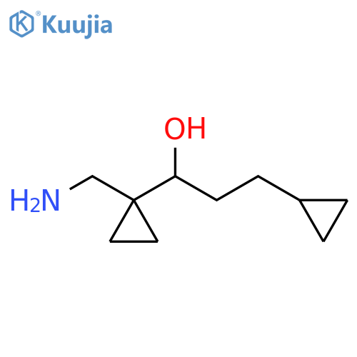 Cyclopropanepropanol, α-[1-(aminomethyl)cyclopropyl]- structure