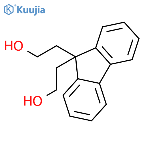 2,2'-(9H-Fluorene-9,9-diyl)diethanol structure