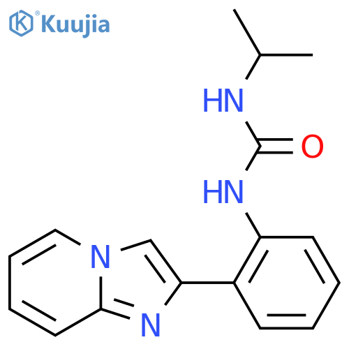 1-(2-(Imidazo[1,2-a]pyridin-2-yl)phenyl)-3-isopropylurea structure