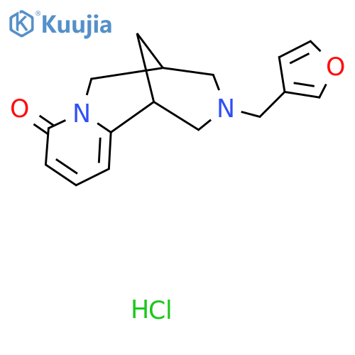 11-(furan-3-yl)methyl-7,11-diazatricyclo7.3.1.0,trideca-2,4-dien-6-one hydrochloride structure