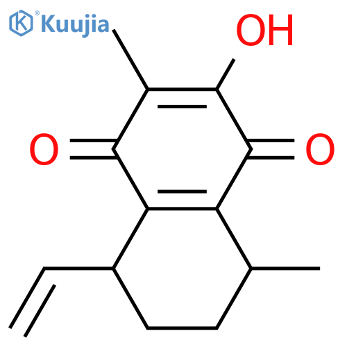 3-Hydroxy-13-nor-1(6),3,11-cadinatriene-2,5-dione; (7β,10β)-form structure