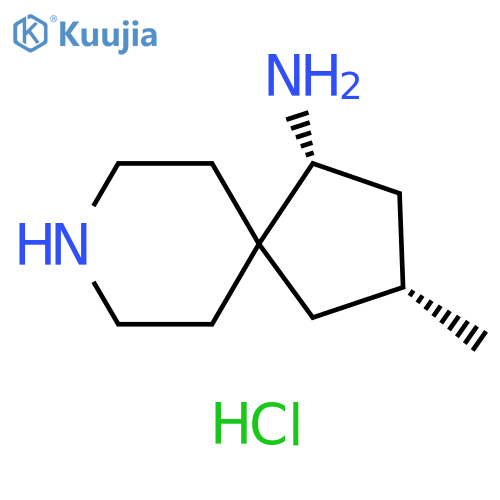 (2R,4R)-2-methyl-8-azaspiro[4.5]decan-4-amine;hydrochloride structure