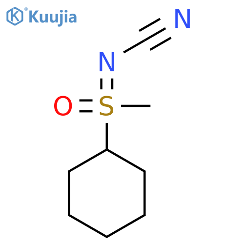 cyano[cyclohexyl(methyl)oxo-λ?-sulfanylidene]amine structure