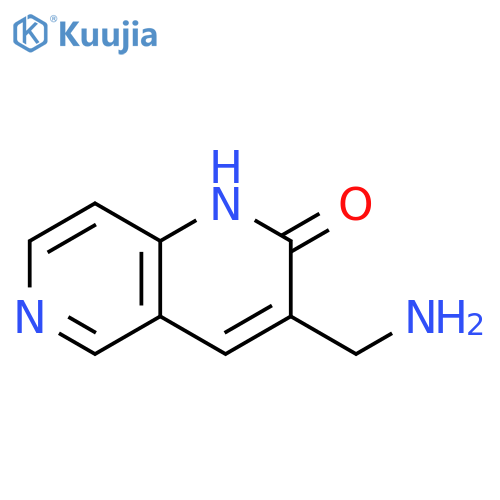 1,6-Naphthyridin-2(1H)-one, 3-(aminomethyl)- structure