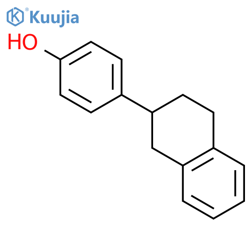 Phenol, 4-(1,2,3,4-tetrahydro-2-naphthalenyl)- structure
