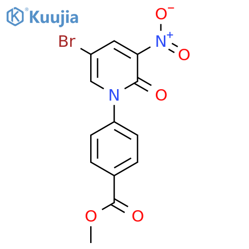 Methyl 4-(5-bromo-3-nitro-2-oxopyridin-1(2H)-yl)benzoate structure