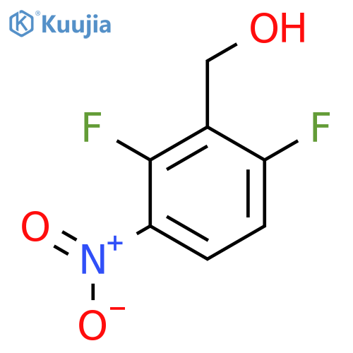 2,6-Difluoro-3-nitro-benzenemethanol structure