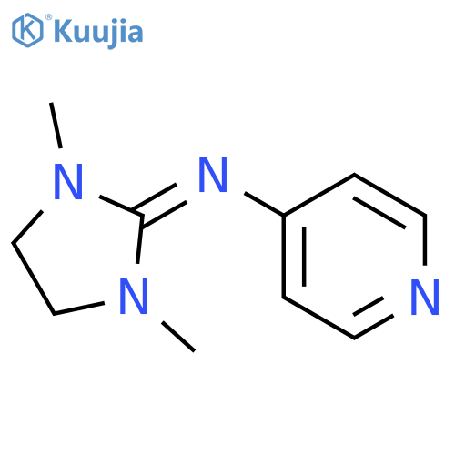 1,3-Dimethyl-N-(pyridin-4-yl)imidazolidin-2-imine structure